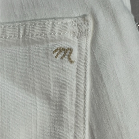 Madewell HIgh Rise Skinny Jeans‎ Womens Size 24S White - Picture 3 of 11